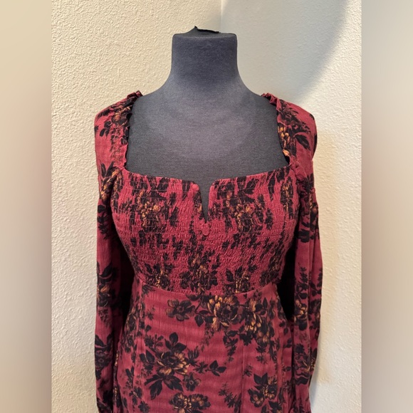 free people JAYMES midi dress . - Picture 4 of 8